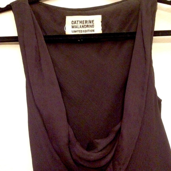 Limited Edition Asymmetrical Silk Top - Picture 3 of 6